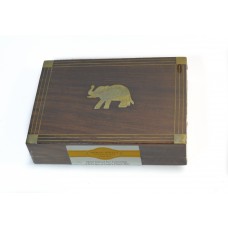 Rosewood Elephant Tea Caddy